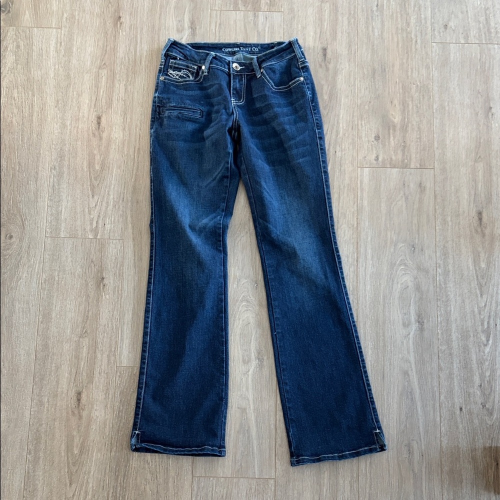 Cowgirl Tuff Dark Blue Boot Cut Jeans